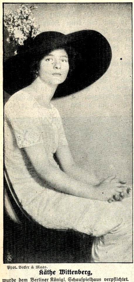 Käthe Wittenberg by Becker & Maass, 1912
