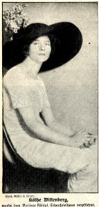 Käthe Wittenberg by Becker & Maass, 1912