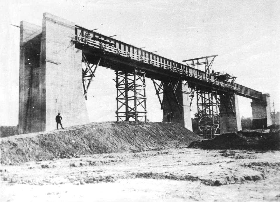 Kūlupėnų geležinkelio tiltas 1931
