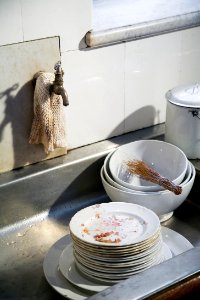 Kök-Diskbänk. Utställningen Smak av svunnen tid år 2007 - Hallwylska museet - 86303