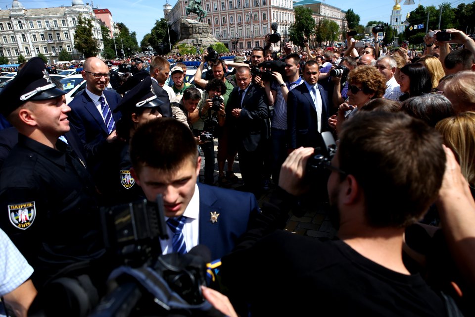 Kyiv Patrol Police Oath Ceremony, July 4, 2015 (19219261338)