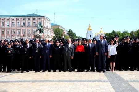 Kyiv Patrol Police Oath Ceremony, July 4, 2015 (19219270408)