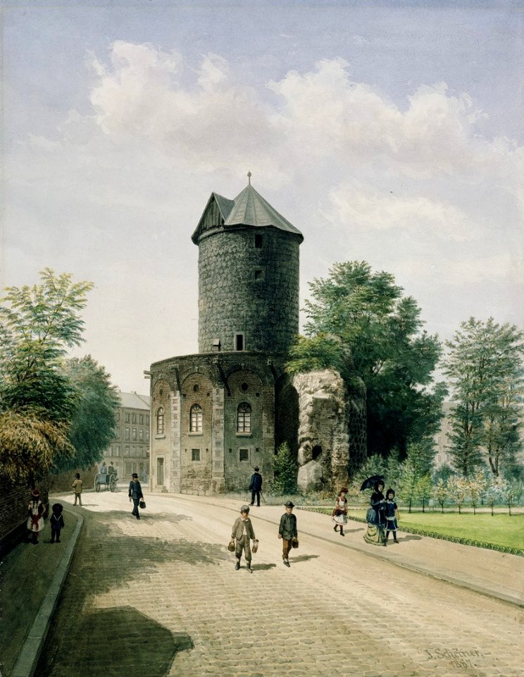 Köln - Gereonstor Gereonsmühle 1887, Jakob Schreiner +1911, RBA