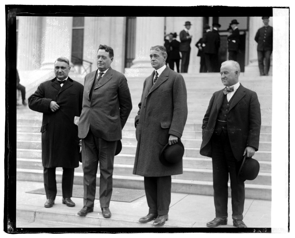 L to R- A.W. Calloway, Thos. F. Brewster, A.R. Hamilton, O.H. Robbins LCCN2016819780