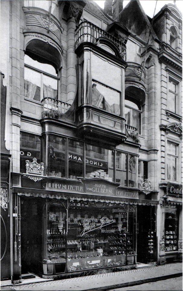 Köln Hohe Straße 156 Geschäftshaus Joseph von Geldern 1901