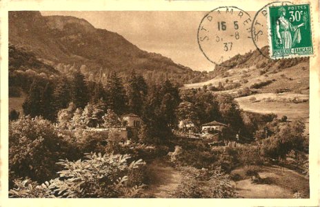 L'Abbaye de Saint-Rambert-en-Bugey (carte postale d'avant 1937)
