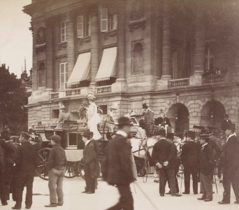 L'automobile Club de France en 1898 (place de la Concorde)