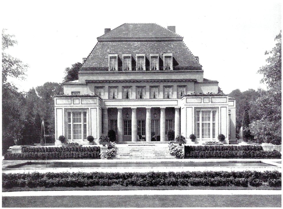Köln-Marienburg Haus Feinhals Gartenansicht 1911