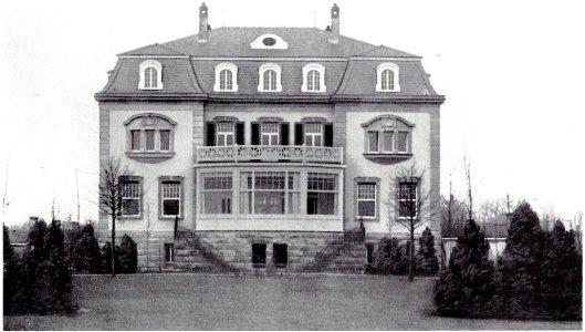 Köln-Marienburg Villa Langen Gartenseite 1907