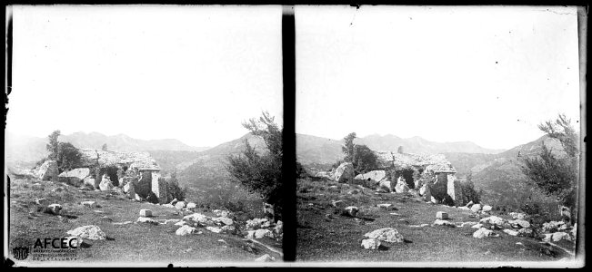 L'església de Sant Cristòfol dels Horts en ruïnes