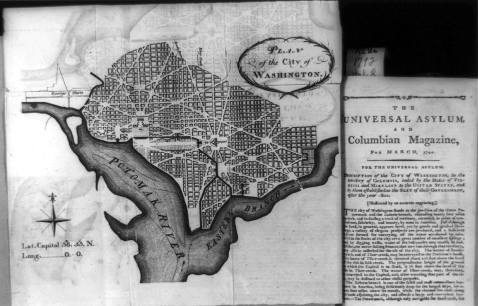 L'Enfant map of Wash., D.C. LCCN2005691999