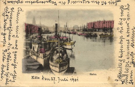 Köln (Rhein), Nordrhein-Westfalen - Hafen (Zeno Ansichtskarten) photo