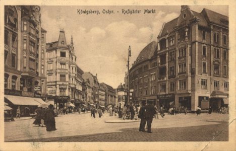 Königsberg N. M., Ostbrandenburg - Roßgärter Markt (Zeno Ansichtskarten) photo