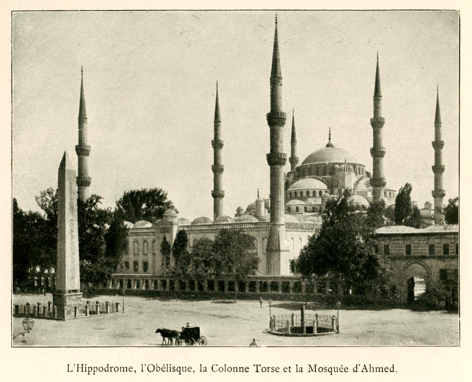 L'Hippodrome, l'Obelisque, la Colonne Torse et la Mosquée d'Ahmed - Barth Hermann - 1913
