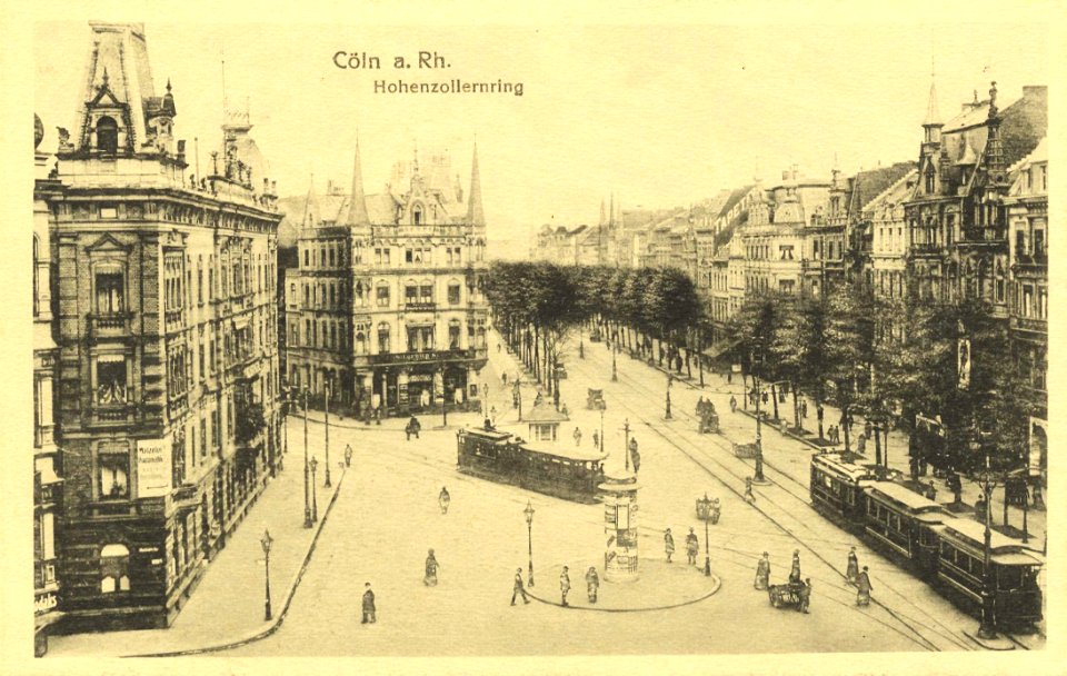 Köln - Hohenzollernring - 1900