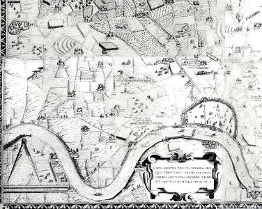 Köln - Karte Abraham Hogenberg - Cöllnischer Schweidt Detail 1609