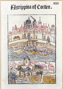 Köln - Koelhoffsche Chronik Agrippina of Coellen, fol. 30, 1499, RBA
