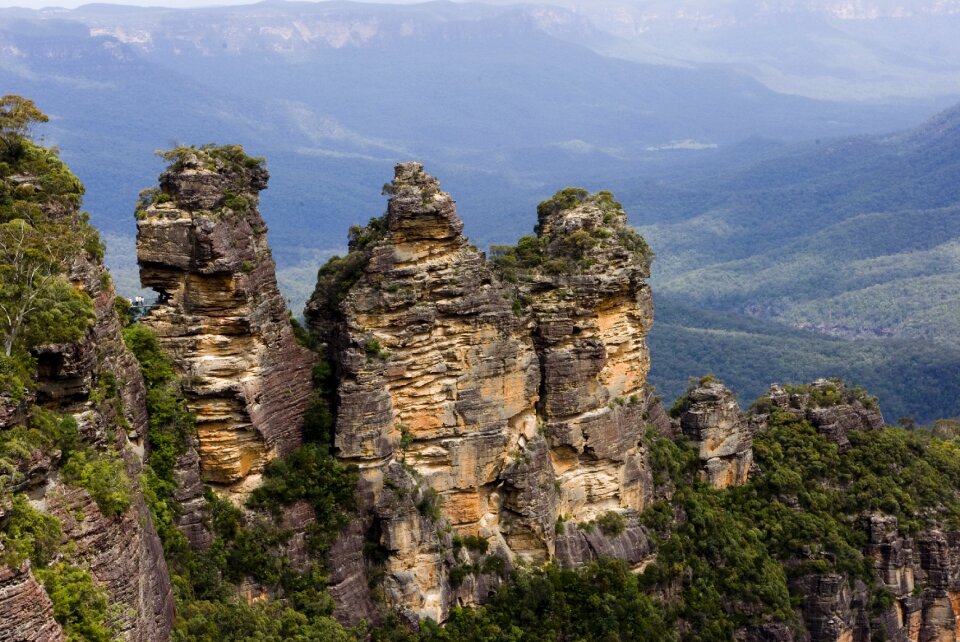 Mountains rocks blue mountain