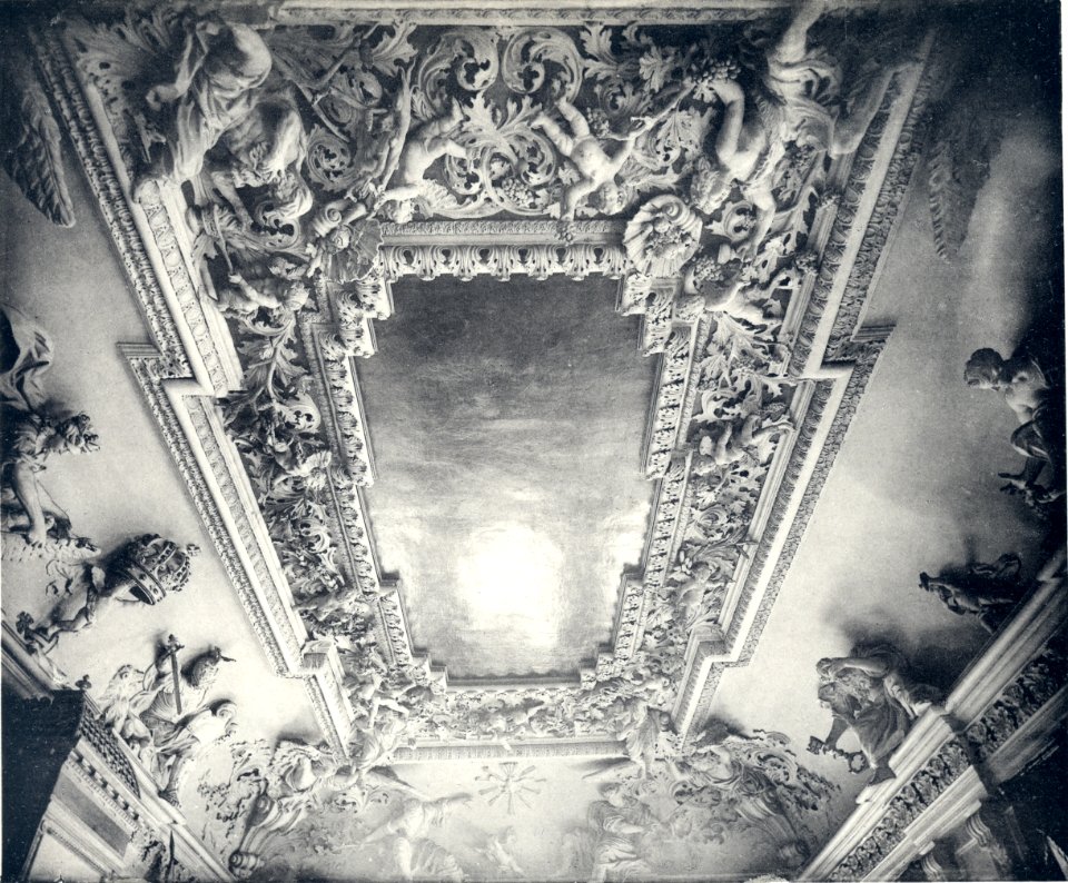 Königsberg, Kneiphöfisches Rathaus, Decke im Magistrats-Sitzungssaal (1)