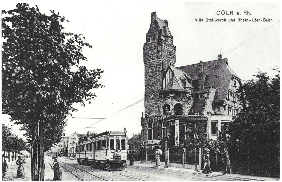 Köln Bayenthal Gustav Heinemann-Ufer Villa Stollwerck 1906