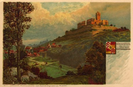 Königstein i. Taunus, Hessen - Burg (Zeno Ansichtskarten)