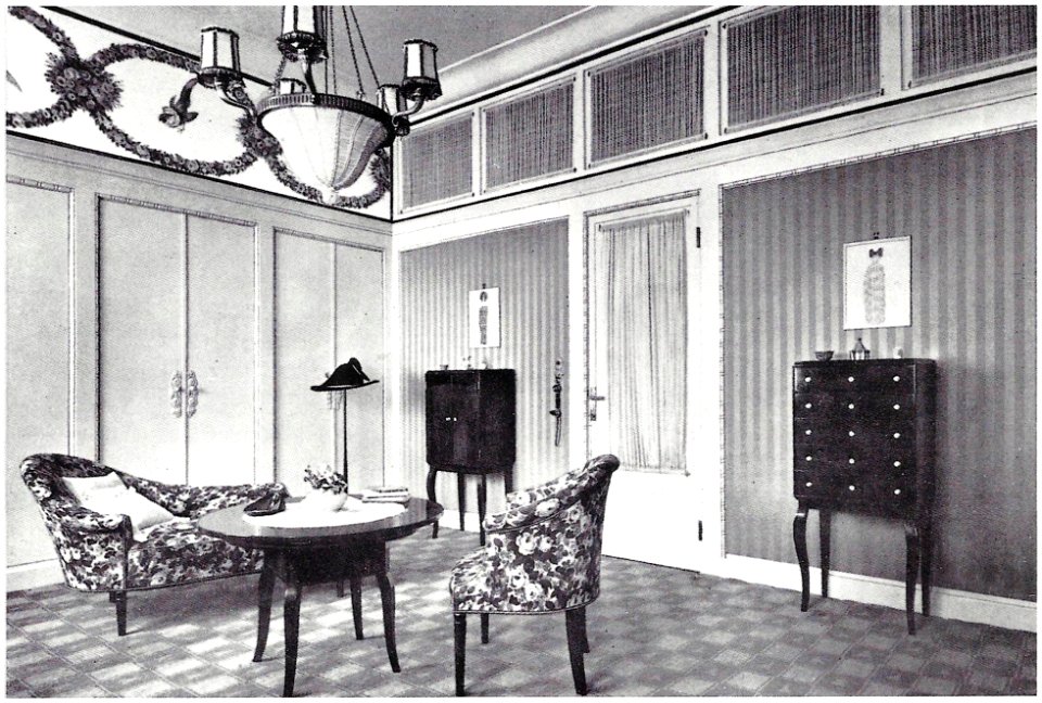 Köln-Marienburg Haus Feinhals Ankleidezimmer 1911