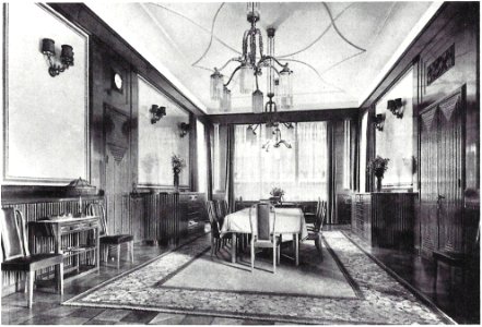 Köln-Marienburg Haus Feinhals Speisezimmer 1911