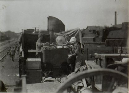 Küche während der Eisenbahnfahrt. (BildID 15447270)