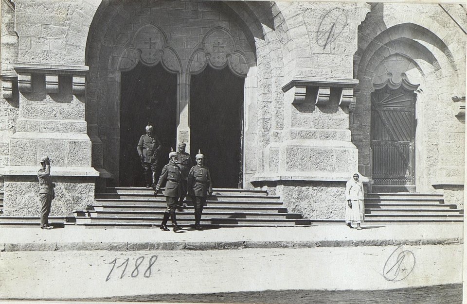 König Ludwig III.Geburtstag 1917 (Kirchengang). (BildID 15730123)