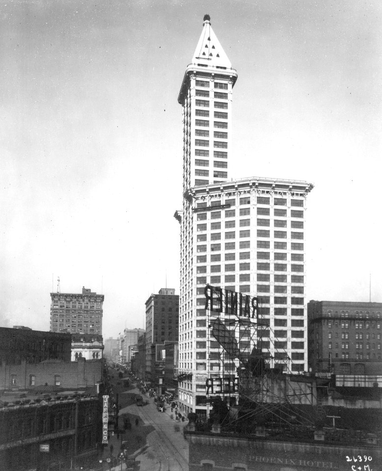 L C Smith Building, Seattle, 1914 (CURTIS 2088)