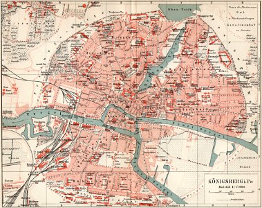 Königsberg Karte 1905