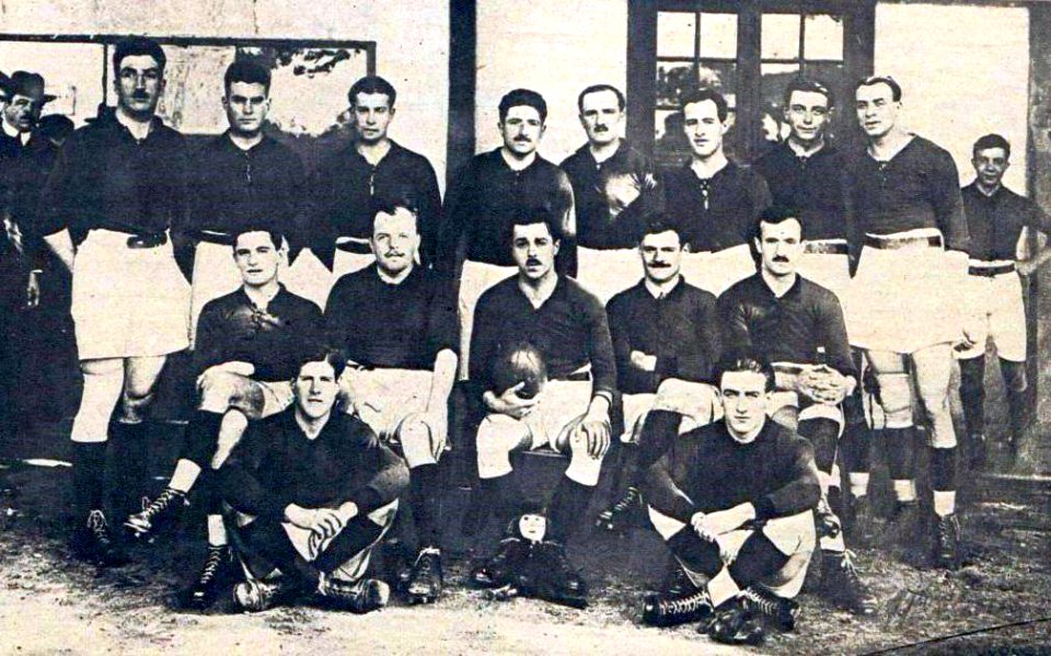 L'équipe du Stade toulousain en octobre 1920