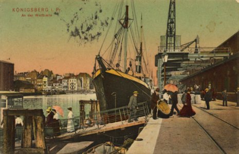 Königsberg O.-Pr., Ostpreußen - An der Werfthalle (Zeno Ansichtskarten)