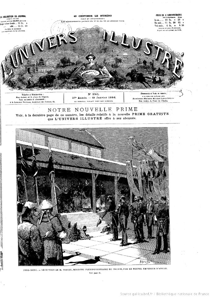 L'UNIVERS ILLUSTRE - VINGT-SEPTIEME ANNEE N° 1504 - 19 JANVIER 1884