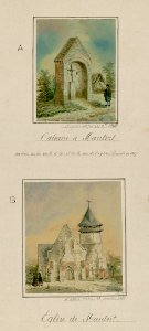 L'église et le calvaire de Mautort