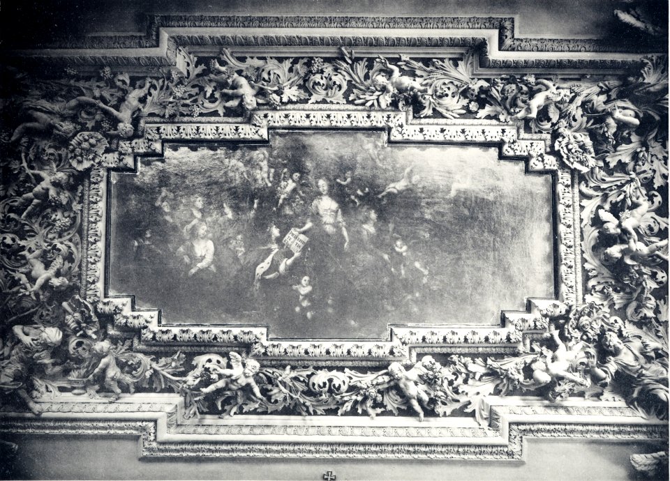 Königsberg, Kneiphöfisches Rathaus, Decke im Magistrats-Sitzungssaal (8)