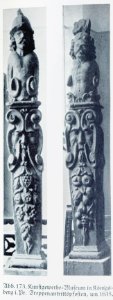Königsberg, Kunstgewerbe-Museum, Treppenantrittspfosten um 1635