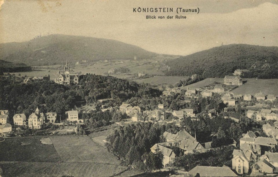 Königstein i. Taunus, Hessen - Blick von der Ruine (Zeno Ansichtskarten)