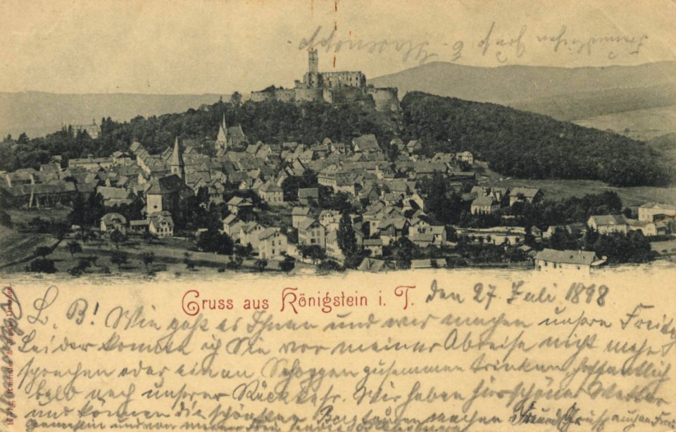 Königstein i. Taunus, Hessen - Stadtansicht (2) (Zeno Ansichtskarten)
