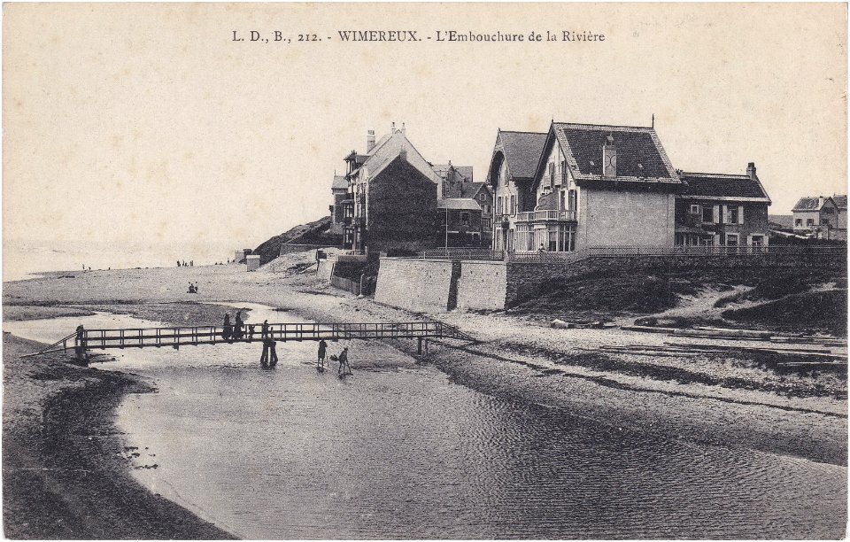 L. D., ,B.212 , - Wimereux. — L'Embouchure de la Rivière