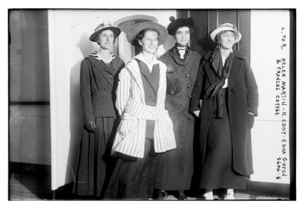 L. to R. Helen Martin - R. Eddy - Edna Giffen & Frances Coffee LCCN2014699889