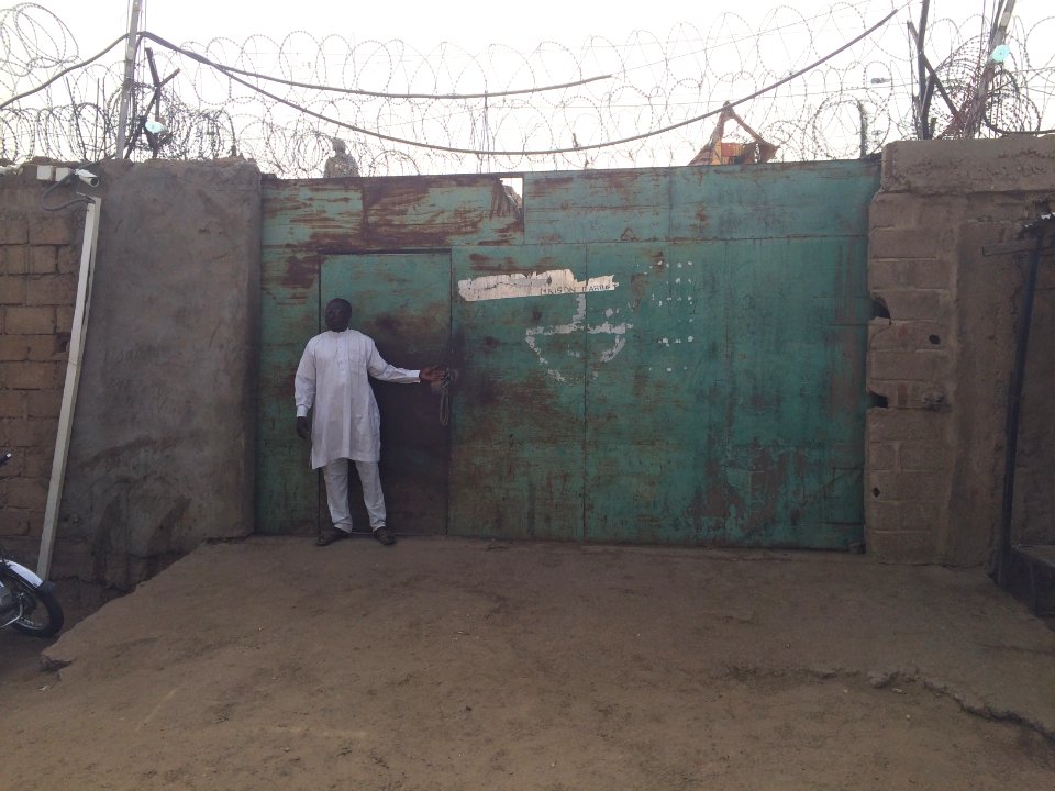 L'entrée principale de la maison d'arrêt de N'Djamena, Tchad, le 17 février 2017