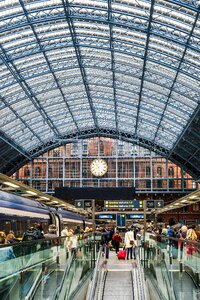 Building king's cross electric train