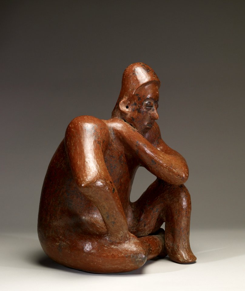 Jalisco - Seated Male Figure - Walters 482802 - Three Quarter