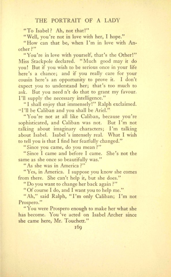 James - The Portrait of a Lady, vol. I, p. 169