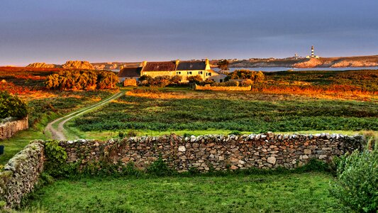 Island landscape stones photo