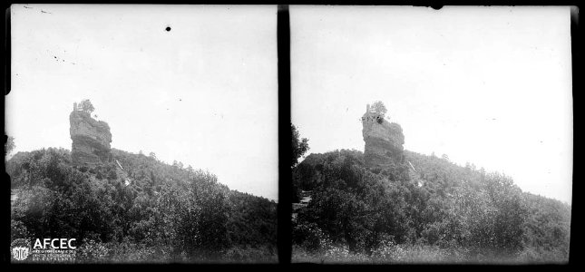 L'església de Santa Maria sobre la serra de Rocacorba