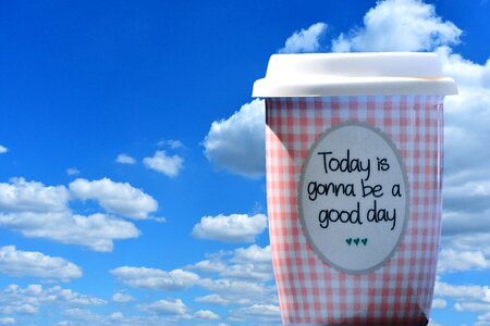 Coffee cup happy