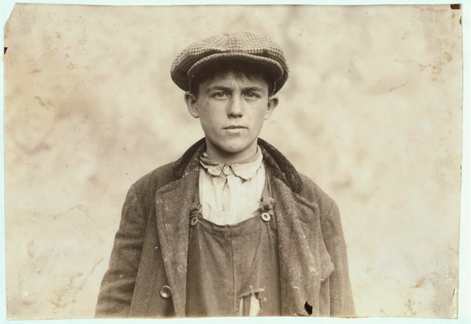 James Donovan - Irish Sweeper in Fall River Iron Works. Said he was 17 years. LOC nclc.05054