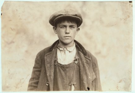 James Donovan - Irish Sweeper in Fall River Iron Works. Said he was 17 years. LOC nclc.05054
